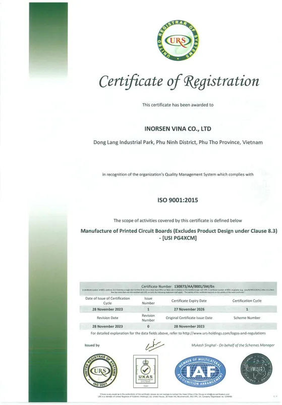 Certification
